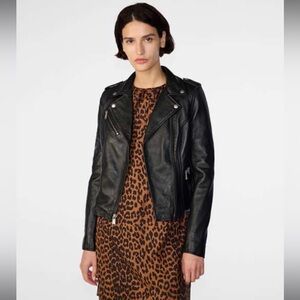 NWOT Madeline Asymmetrical Wilsons Leather Jacket